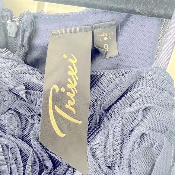 Trixxi Brand Formal Prom Social Dress Navy Blue size 9 - Picture 7 of 10